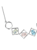 Carolin Stone 925/- Sterling Silber in weiß