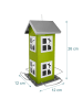 relaxdays Vogelhaus in Grün - (B)12 x (H)26 x (T)12 cm