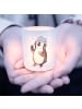 Mr. & Mrs. Panda Windlicht Pinguin Duschen ohne Spruch in Transparent