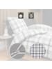 Janine Soft-Flanell Bettwäsche in grau-braun-natur