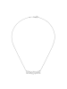 Giorgio Martello Milano Collier Mit Weißen Zirkonia In Verschiedenen Schliffarten in Silber