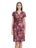 CARTOON Jerseykleid mit Raffung in Violett/Rosa
