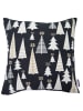 Tom Tailor Zierkissenhülle WEIHNACHTSKISSEN in Schwarz