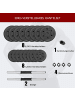 COSTWAY 2 in 1 Hantelset in Schwarz