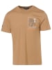 KOROSHI Kurzarm T-Shirt in beige