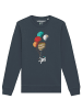 wat? Apparel Sweatshirt Balloon Spaceman in India Ink Grey