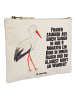 Mr. & Mrs. Panda Etui Storch mit Spruch in Weiß
