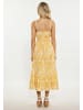 IZIA Damen Kleid in Gelb