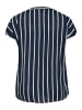KAFFE curve Bluse ärmellos KCsida Regular fit in Midnight Marine/Chalk Stripe