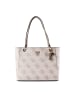 Guess Noelle Shopper Tasche 33 cm in dark taupe logo