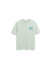 armedangels T-Shirt Lualaa Embro in mint