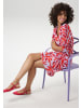 Aniston CASUAL Blusenkleid in flieder-dunkelrot-orange