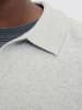 Jack & Jones Gestricktes Polo in Light Grey Melange