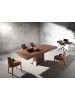 Angel Cerdá Wandtisch 3000 in Walnuss / Stahl – (B)120 x (H)75 x (T)39 cm