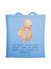 Mr. & Mrs. Panda Tote Bag Bär Wandern mit Spruch in Sky Blue