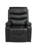 Beliani Fernsehsessel ETER in Schwarz - (W) 79 x (H) 105 x (L) 91 cm