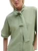 Marc O'Polo Crinkle-Schluppenbluse regular in Fresh Sage