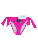 Aquarti Damen Bikinihose seitlich zum Binden in schönen Unifarben in pink