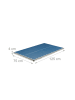 relaxdays Tischtennisplatte in Blau - (B)76 x (H)72 x (T)125 cm