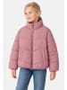 name it Pufferjacke Stehkragen Reflektordetail Zip in Taupe Rosé
