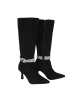 Ital-Design Stiefel in Schwarz