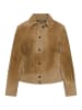 Ulla Popken Lederjacke in beige