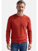 Redmond Pullover Basic in Rot / dunkelblau