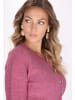 faina Damen Cardigan in Dunkelrosa