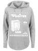 F4NT4STIC Oversized Hoodie Retro Gaming Vectrex 1982 in grau