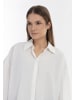 RISA Damen Oversized Hemd in Wollweiss