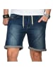 Alessandro Salvarini Jeansshorts Salvarini-Shorts-Multi4 in Blau