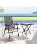 Outsunny Balkonmöbel Set in Dunkelgrau 65L x 61B x 91H cm