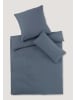 Hessnatur Perkal Bettwäsche-Set in stahlblau