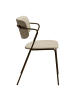 ebuy24 Esszimmerstuhl Zed Offwhite 2er Set