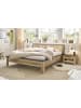Furn.Design Schlafzimmer-Set 3-teilig in Used Wood hell, anthrazit, Doppelbett 180 x 200 cm