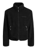 Jack & Jones Teddyfell Jacke in Black