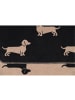 Cawö Cawö Wohndecken WE LOVE DOGS 62460 schwarz/beige - 93 in schwarz/beige - 93