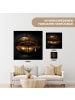 MuchoWow Leinwand Bilder Goldene Lippen