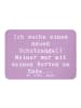 Mr. & Mrs. Panda Fridge Magnet Spruch Neuer Schutz mit Spruch in Lavendeltraum