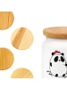 Mr. & Mrs. Panda Frischhaltedose Panda Weihnachtsgeschenk mit Sp... in Weiß