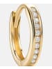 Diamant L'éternel Ohrringe aus 375 Gelbgold mit Zirkonia