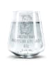 Mr. & Mrs. Panda Wasserglas Jungfrau Astrologie mit Spruch in Transparent
