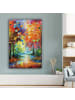 MuchoWow Leinwand bilder Bunter Wald (BxH)