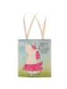 Mr. & Mrs. Panda Shopping Bag Einhorn Ballerina Design mit Spruch in Weiß