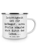 Mr. & Mrs. Panda Kaffeebecher Spruch Leichtigkeit für Profis mit... in Weiß