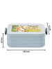 Mr. & Mrs. Panda MEPAL Bentobox Kuh Design mit Spruch in Blau Pastell