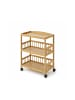 relaxdays Küchenwagen in Natur - (B)53 x (H)80 x (T)30 cm