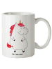 Mr. & Mrs. Panda XL Tasse Einhorn Wut ohne Spruch in Weiß