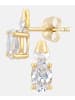 Diamant L'éternel Ohrringe aus 375 Gelbgold mit Zirkonia