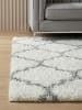 KADIMA DESIGN Teppich Hochflor Shaggy Waschbar Skandinavisch RONDA Strapazierfähig in Creme